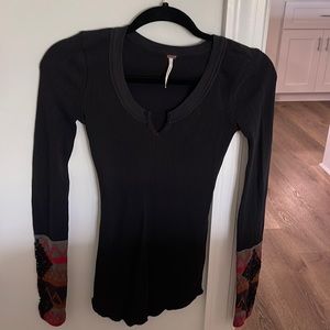 Free People thermal long sleeve top.
